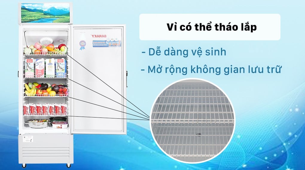 Tủ mát Sanaky 240 lít TM.VH308KL – ảnh 7