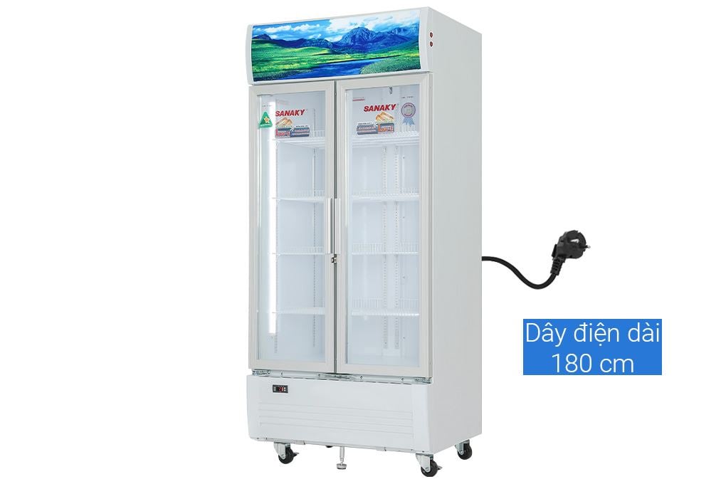 Tủ mát Sanaky TM.VH8009HP - bên trong