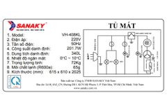 Tủ mát Sanaky 340 Lít VH-408KL ảnh 4