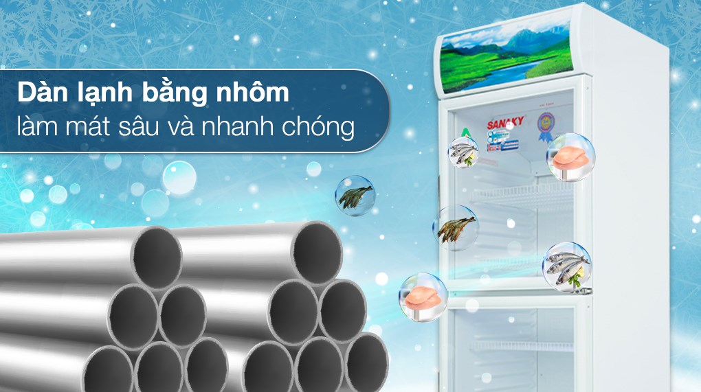 Tủ mát 2 cánh Sanaky Inverter 340 lít VH-408W3L – ảnh 4