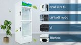  Tủ mát 2 cánh Sanaky Inverter 340 lít VH-408W3L 