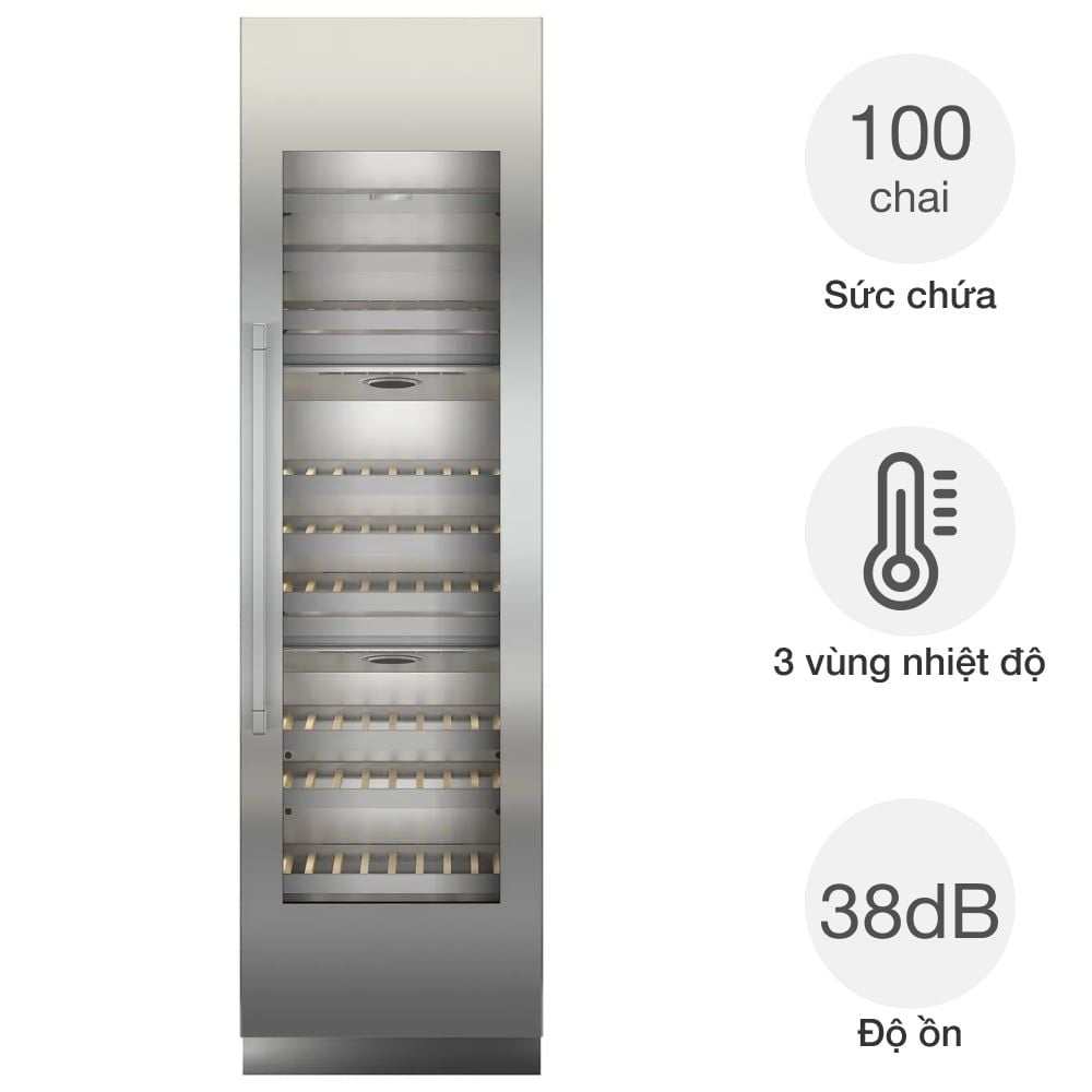 Tủ bảo quản rượu vang Liebherr EWT 9275 Monolith 100 chai âm tủ