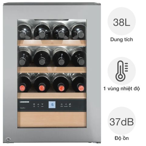 Tủ bảo quản rượu vang Liebherr WKes 653 GrandCru 12 chai độc lập