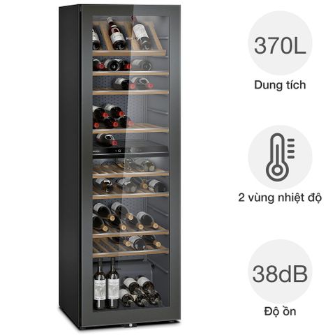 Tủ bảo quản rượu vang Siemens KW36KATGA iQ500 199 chai độc lập