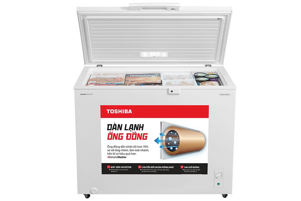 Tủ đông Toshiba GR-RC390CM-PMV - hình ảnh thực tế Tủ đông Toshiba GR-RC390CM-PMV - hình ảnh thực tế