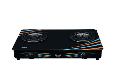 Bếp gas dương Rinnai RV-715Slim(GL-SC) 716mm 2 lò nấu, mặt kính cường lực