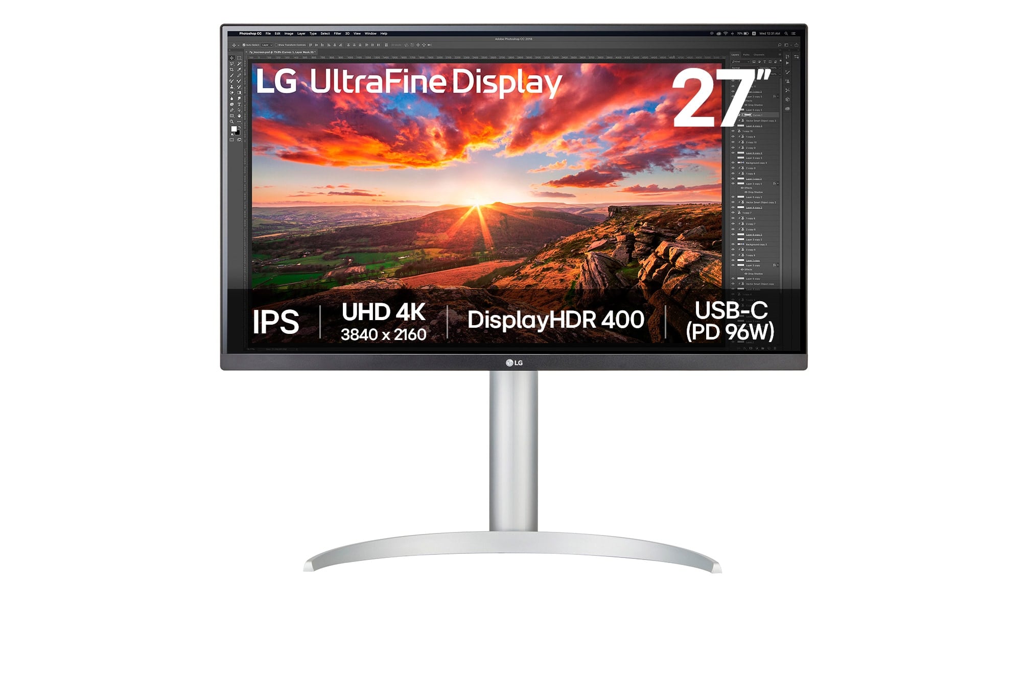 Thiết kế LG 27UP850K-W Thiết kế LG 27UP850K-W