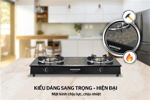 Bếp gas dương kính Sunhouse SHB2106 – ảnh 6