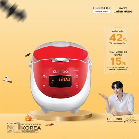 Nồi cơm điện tử 0.54 lít Cuckoo CR-0365F/RDWHVNCV