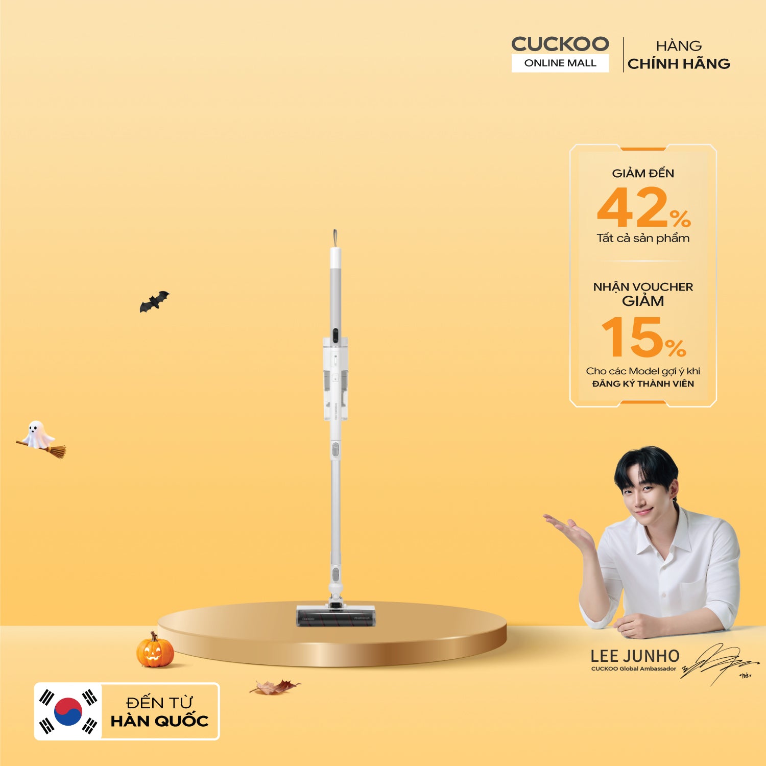 Máy hút bụi không dây Cuckoo CVC-G820NWM