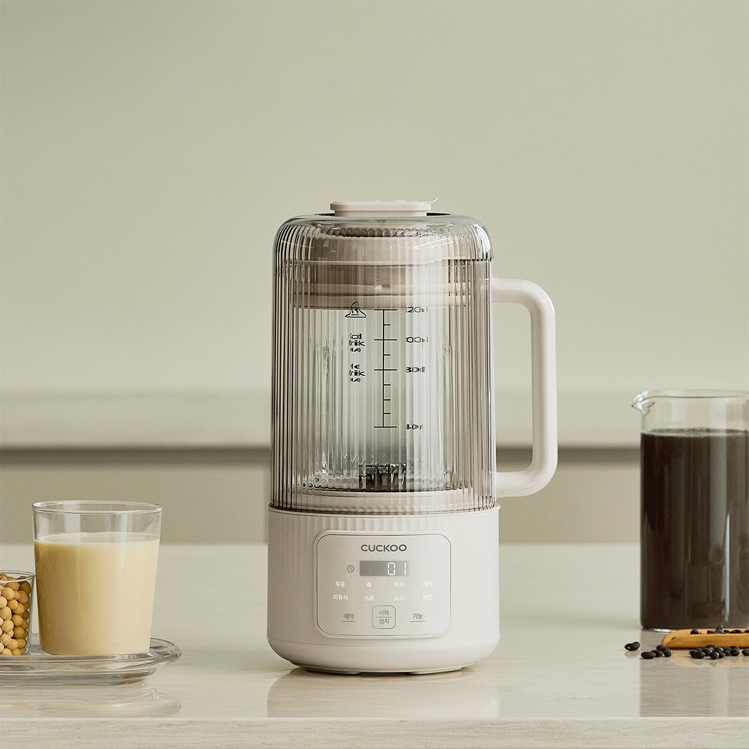 Máy làm sữa hạt đa năng 1l Cuckoo CNM-A1000W/WHCRCKV – ảnh 8