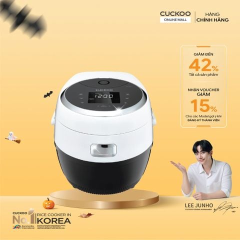 Nồi cơm điện tử 1.8 lít Cuckoo CR-1020F/BKWHVNCV