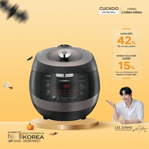 Nồi cơm điện tử áp suất cao tần 1.08 lít Cuckoo CRP-BHBC0600F/GRGRCRCKV