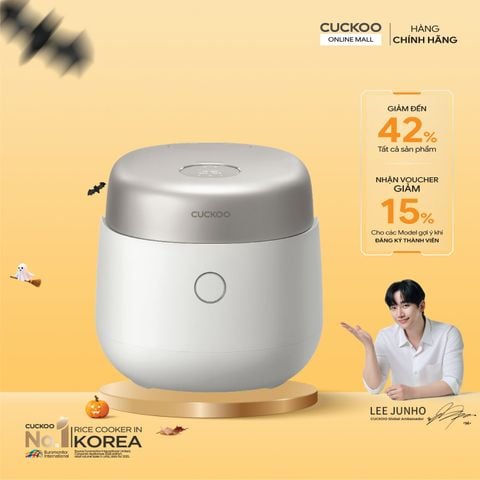 Nồi cơm điện tử áp suất kép cao tần 1.08 lít Cuckoo CRP-NHTR0610FGW