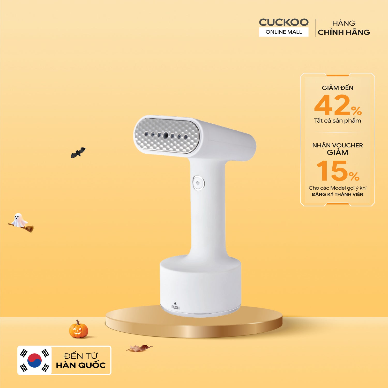 Bàn ủi hơi nước cầm tay Cuckoo CSI-A101W