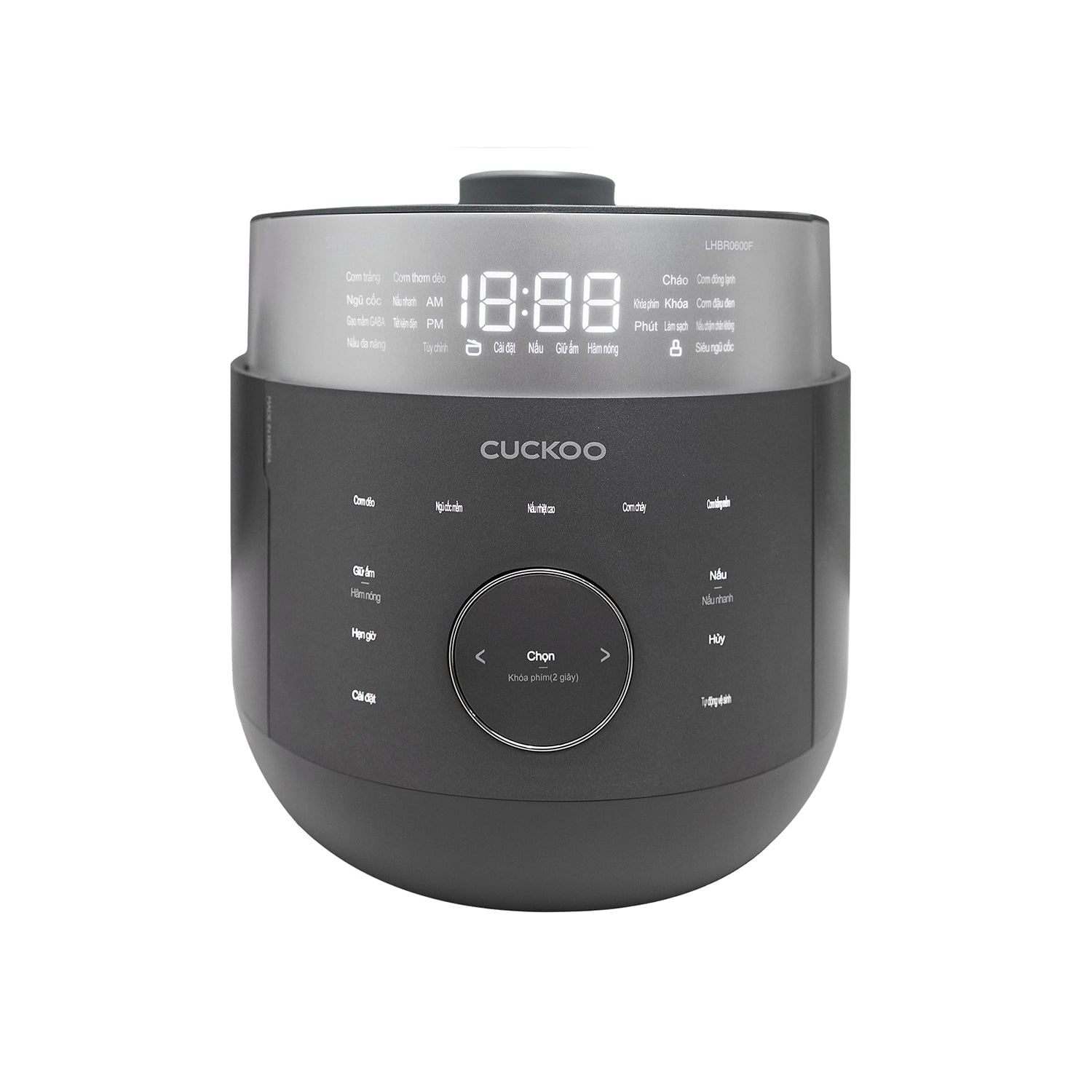 Nồi cơm điện tử áp suất cao tần 1.08 lít Cuckoo CRP-LHBR0600F/GRGRCRCKV – ảnh 3