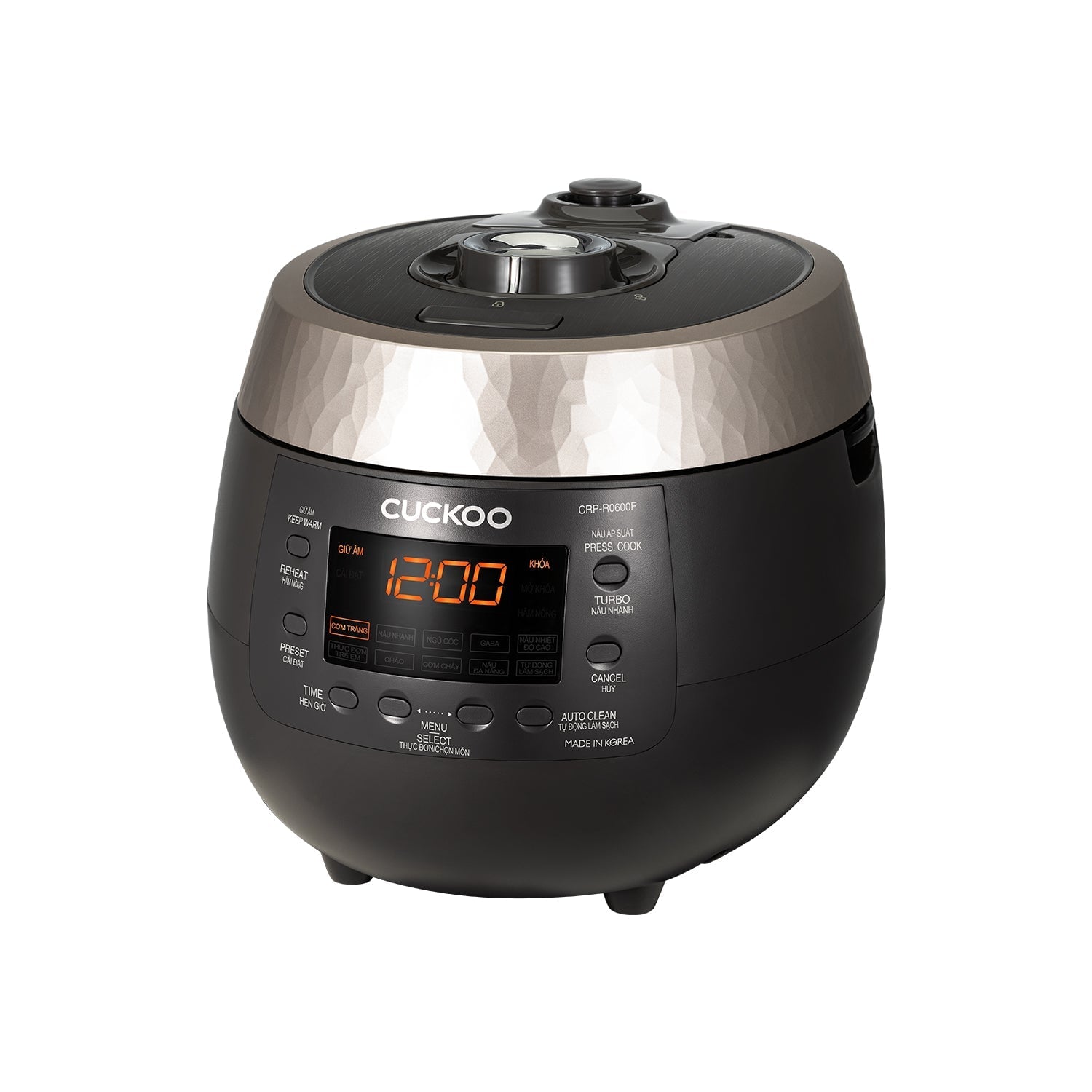 Nồi cơm điện tử áp suất 1.08 lít Cuckoo CRP-R0600F/BKGBCRVNCV – ảnh 4