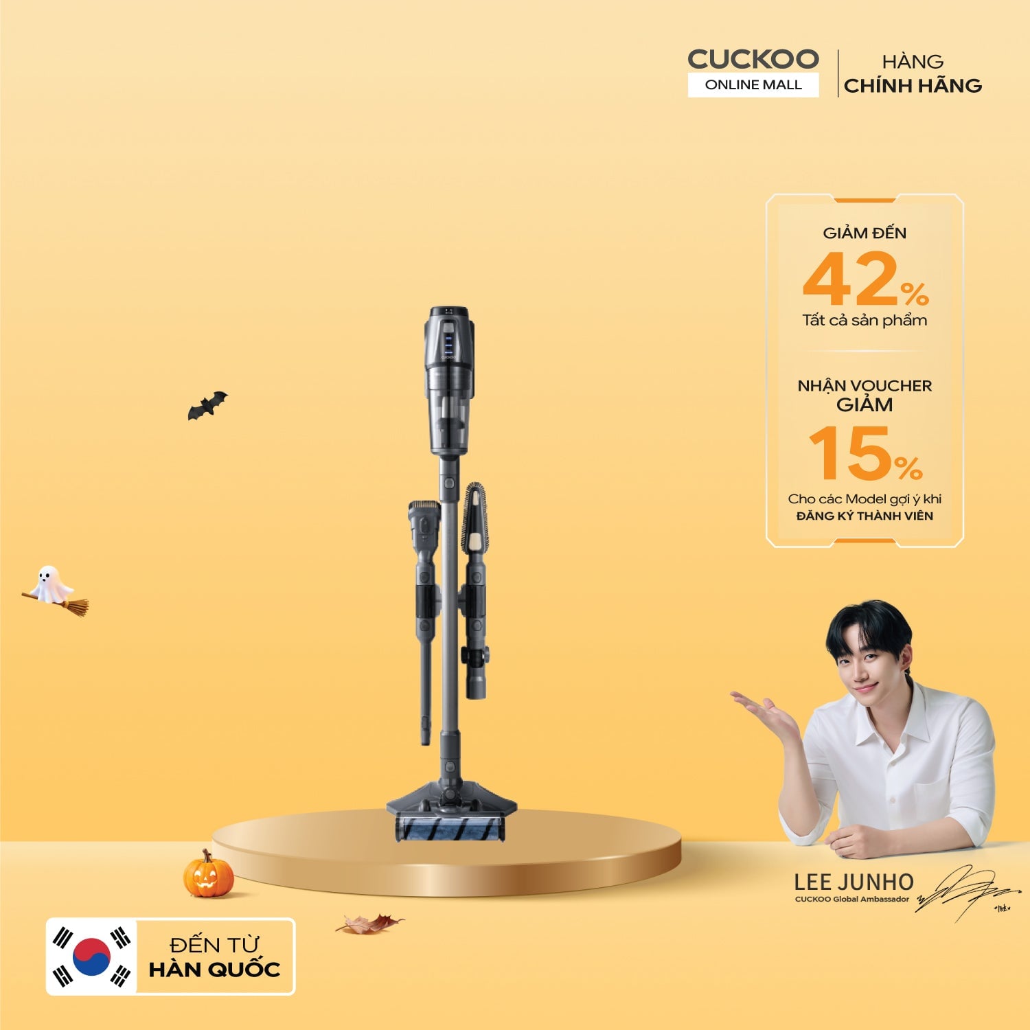 Máy hút bụi đa năng Cuckoo CVC-B1010UG