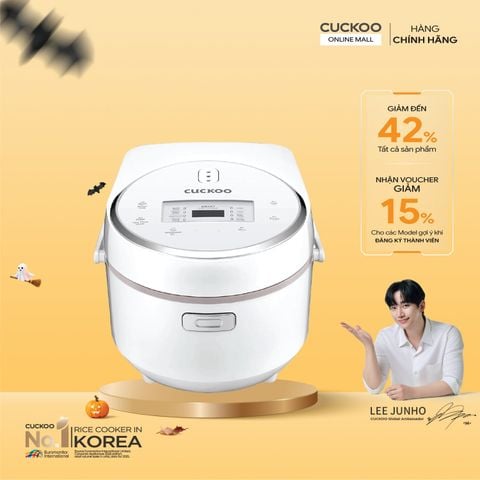 Nồi cơm điện tử 1.44 lít Cuckoo CR-0810F/WHWHVN
