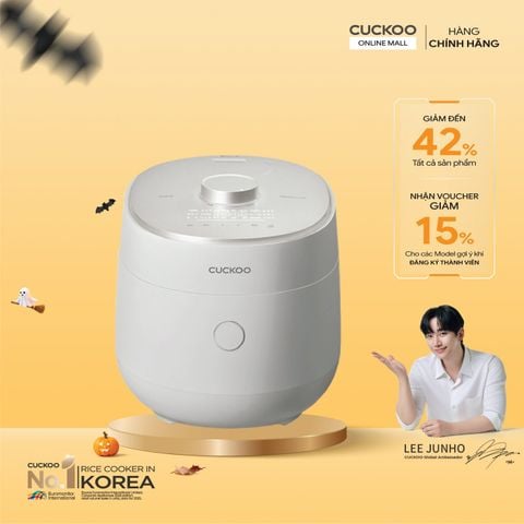 Nồi cơm điện tử áp suất kép cao tần 1.08 lít Cuckoo CRP-OHTR0610FWM