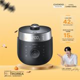  Nồi cơm điện tử áp suất kép cao tần 1.8 lít Cuckoo CRP-LHTR1009F/BKSIVNCV 