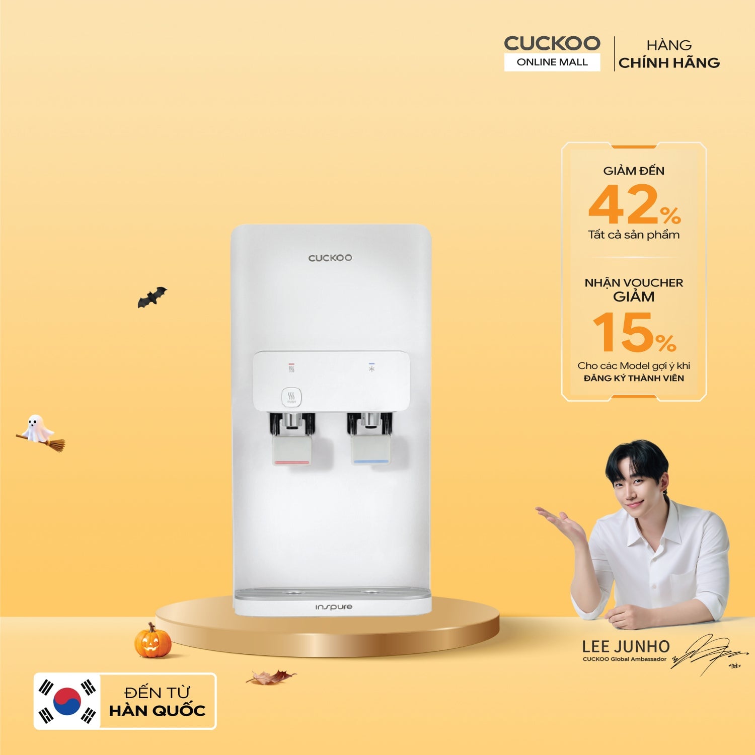 Máy lọc nước Cuckoo INSPURE CP-WR602HW