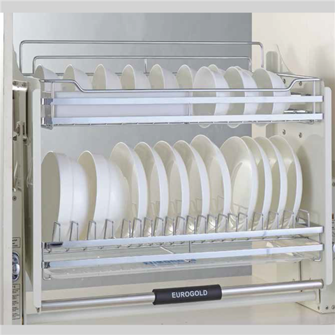 Giá bát di động Eurogold EUI190 - Inox 201 mạ crom, 90cm
