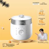  Nồi cơm điện tử áp suất kép cao tần 1.08 lít Cuckoo CRP-LHTR0609F/WHSIVNCV 