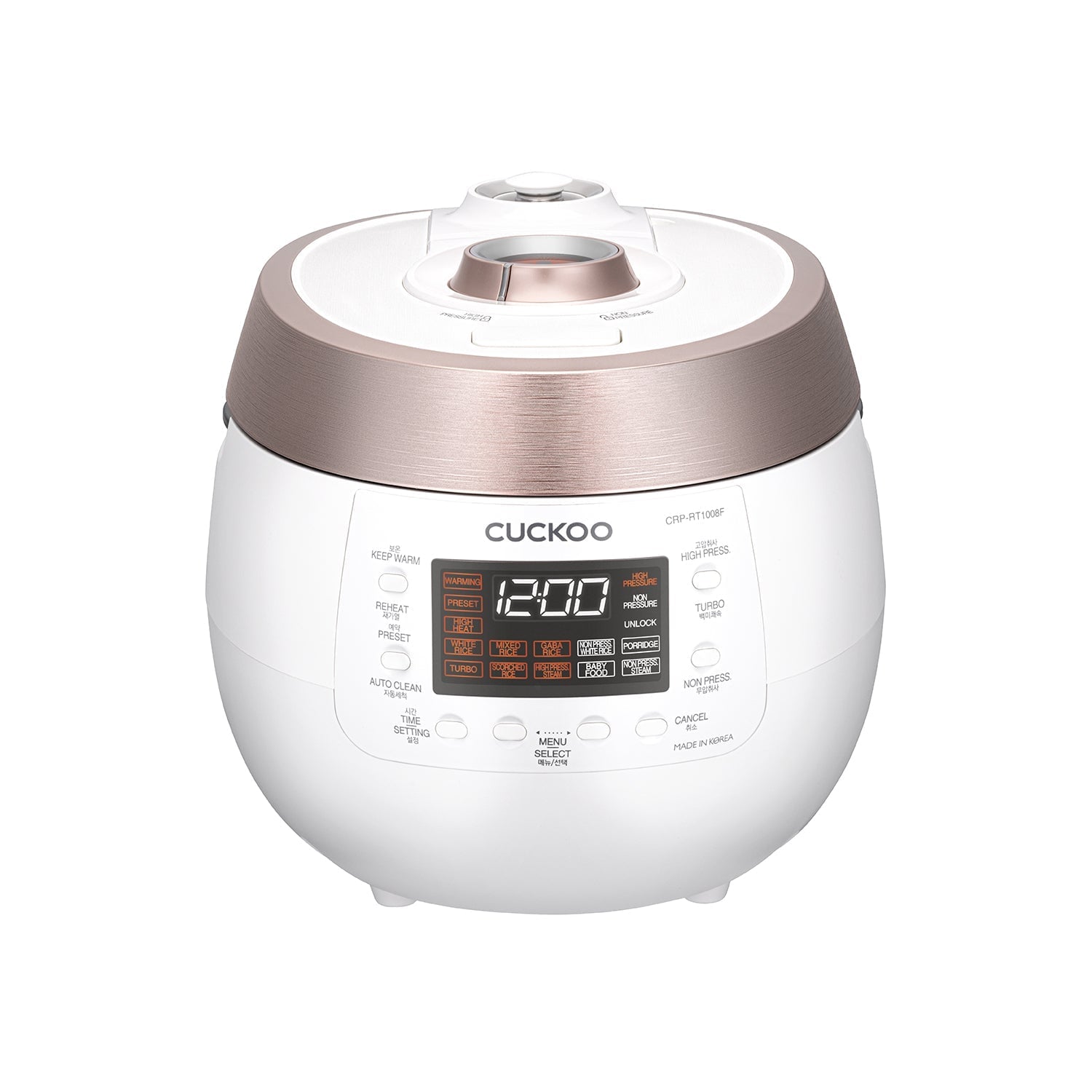 Nồi cơm điện tử áp suất kép 1.8 lít Cuckoo CRP-RT1008F/WHPGVN – ảnh 2