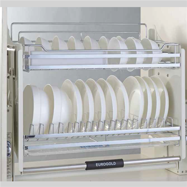 Giá bát di động Eurogold EUI180 - Inox 201 mạ crom, 80cm