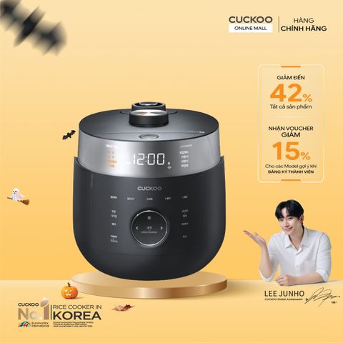 Nồi cơm điện tử áp suất kép cao tần 1.08 lít Cuckoo CRP-LHTR0609F/BKSIVNCV