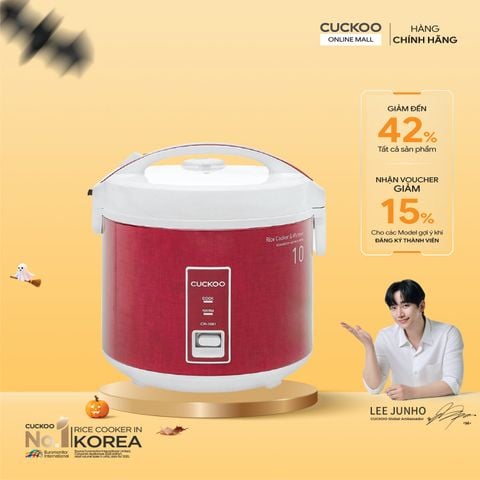 Nồi cơm điện 1.8 lít Cuckoo CR-1081/RDWHVN