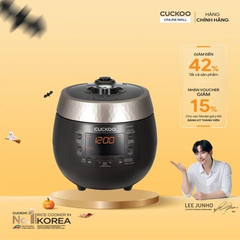 Nồi cơm điện tử áp suất 1.8 lít Cuckoo CRP-R1000F/BKGBCRVNCV