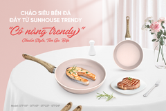Chảo siêu bền đá đáy từ Sunhouse trendy SFP22P ảnh 6