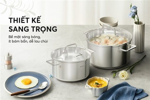 Bộ nồi inox 304 liền đáy Sunhouse healthy SHG703E – ảnh 6