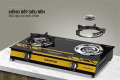 Bếp gas dương kính Sunhouse SHB52322-S ảnh 6