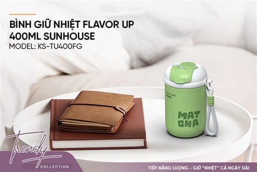 Bình giữ nhiệt flavor up 400ML Sunhouse KS-TU400FG – ảnh 4