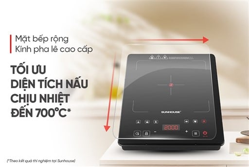Bếp hồng ngoại cảm ứng Sunhouse SHD6006A – ảnh 6