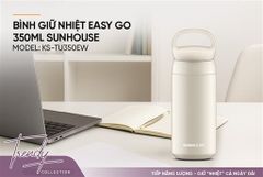 Bình giữ nhiệt easy go 350ML Sunhouse KS-TU350EW ảnh 4