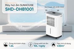 Máy hút ẩm Sunhouse SHD-DHB1001 ảnh 5