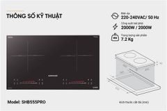 Bếp đôi điện từ Sunhouse SHB555PRO ảnh 5