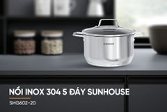 Nồi inox 304 Sunhouse Mama SHG602 -20 ảnh 4