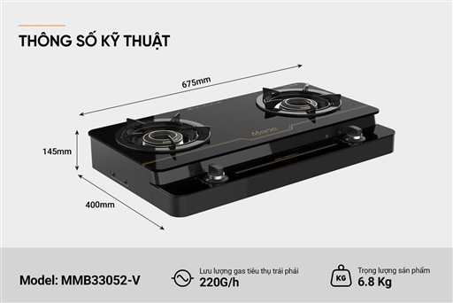 Bếp gas dương kính Sunhouse MMB33052-V – ảnh 5