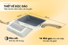 Chảo chống dính chiên trứng đáy từ Sunhouse SHM18V ảnh 6