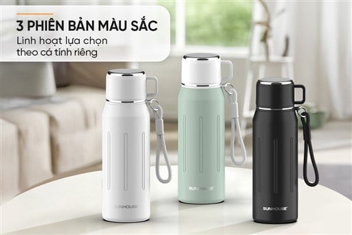 Bình giữ nhiệt dual sip 750ML Sunhouse KS-TU750DW – ảnh 6