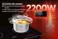 Bếp đôi điện từ Sunhouse Mama MMB52024BN ảnh 7