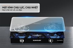 Bếp gas dương kính Sunhouse SHB52312-S ảnh 8