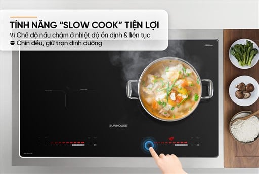 Bếp đôi điện từ Sunhouse SHB82202-VMC – ảnh 7