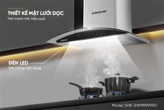 Máy hút mùi kính cong Sunhouse SHB-5HM9999pro ảnh 5