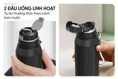 Bình giữ nhiệt dual sip 750ML Sunhouse KS-TU750DB ảnh 7